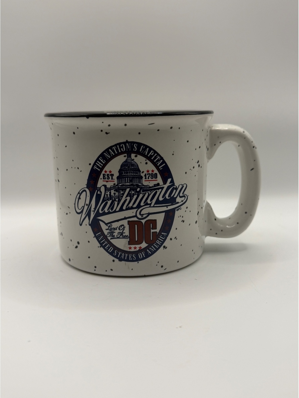 Washington DC Speckled Ceramic Coffee Mug